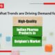 What Trends Are Driving Demand for High-Quality Indian Pharma Products in Belgium’s Market?