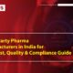 Third-Party Pharma Manufacturers in India for UAE: Cost, Quality & Compliance Guide